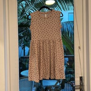 Rylee & Cru Strawberry print dress pink XS